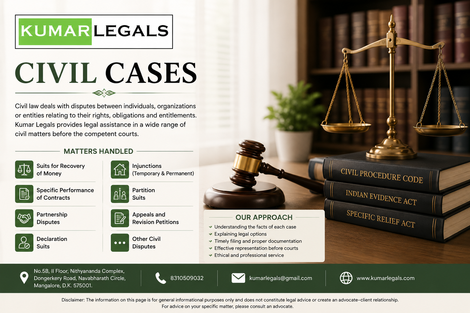 <h2>Civil Litigation in Mangalore</h2>